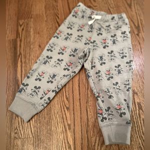 Disney Jumping Beans Kids Size 3T Grey Mickey Mouse sweatpants size